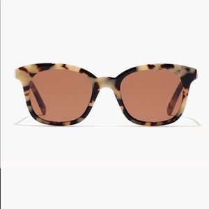 Madewell Venice Flat Frame sunglasses milky tort